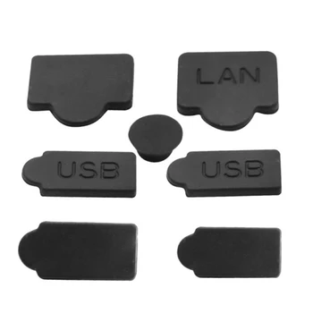 10PCS Silikonski Anti-Prah Svečke Lan Tip-C USB Dock Primeru DustProof Zaščitnik Skp Za PS5 Gostiteljice Konzole Prah Pokrov Vtiča Dodatki