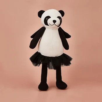 40 cm Panda Lutka Nositi Obleko Plišastih Živali, Igrače, Otroci, Dekleta, Otroci, darilo za Punco, Rojstni dan, Božič L321
