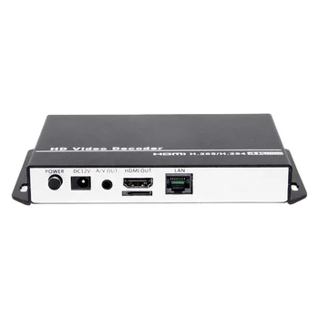 4K60 H. 265 H. 264 Nizke Latence HDMI Video Dekoder Visoko Kakovost Slike Oddajnik IP RTMP RTSP, UDP HTTP Daljinski upravljalnik