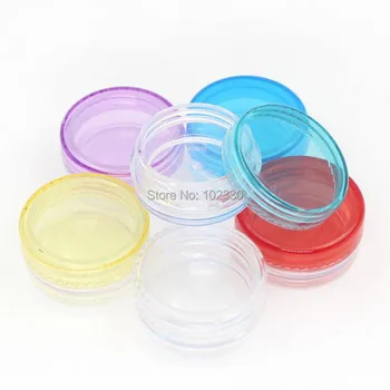 5000pcs 2g Pregleden Krema Jar,2ml Jasno, Plastični kozarec, prazne kozmetični posode