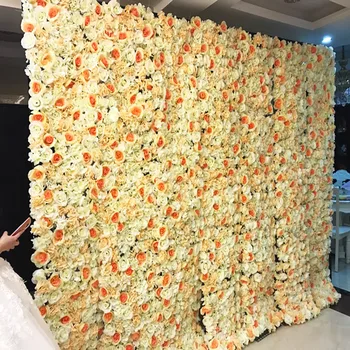 60x40 Cm, Umetni Cvet Steni v Ozadju Poroko Rekviziti Dobave Dekoracijo Loki Svile Rose Peony Okno Studio