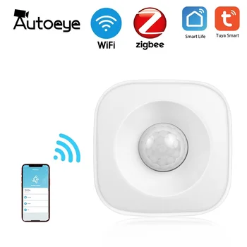Autoeye WiFi Človeško Telo Senzor Brezžično Smart Telo Gibanja PIR Senzor Gibanja Zigbee Uporabo S Prehodom Tuya Smart App Življenje
