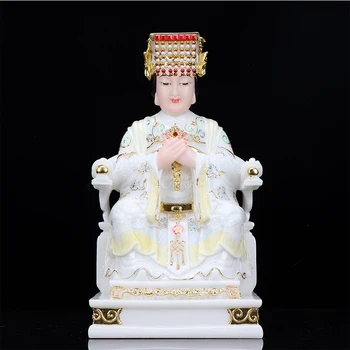 Azija Domov trgovina PODJETJE visoko stopnjo Bog kip otroke srečno Mazu Bog morja Guanyin buda jade gilding kip