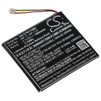 CS 1000mAh / 3.70 Wh baterija za Casio TR Mini, TR-M11 LIS1639CSPC, NP-11, NP-11A