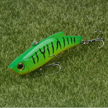 Dolgo Strel Kovinski VIB 9 cm 26 g Fishing Lure Vibracije Žlico Težko Vabe Crankbait Wobbler Swimbait Cicada VIB Reševanje