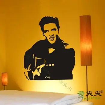 Glasba Star Elvis Stenske Nalepke Nalepke Elvis Stene Decals Nalepko Plakat Dekoracijo Doma Dekor