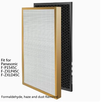 Hepa in Aktivni Ogljikov Filter za Panasonic F-P1545C F-ZXLP45C F-ZXLD45C Formaldehid za odstranjevanje Ogljikovega Filtra