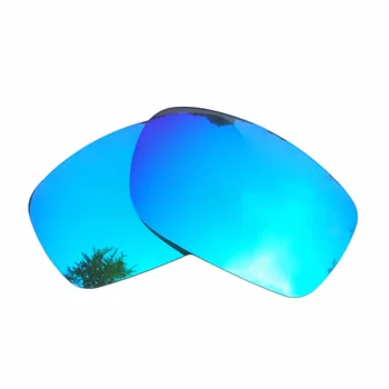 Ice Blue Zrcali Polarizirana Zamenjava Leč za Petke Kvadrat sončna Očala Okvir 100% UVA & UVB