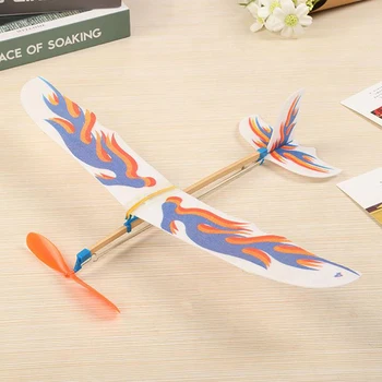 Igrače Za Otroke Gume Pasu Pogon letalno Letalo Letalo Model DIY Skupščine Letalo za Darilo Otrok
