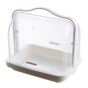 Kuhinja Kruh Škatla Za Shranjevanje Plastičnih Prve Pomoči Medicine Škatla Za Shranjevanje Kozmetični Pripomočki Večnamensko Flip Medicine Kruh Škatle