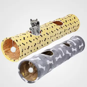 Mačka Predor Velik Prostor Dvojno Plast Upogljivi Mačka Igra Tunel Cev Igrača Dihurji Zajec, Igrajo Pes Predor Cevi