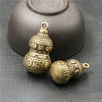 Medenina Gourd Buda Sutri Bell Obesek Keychain Visi Veter Bell Tibera Bronasti Zvon Ustvarjalne Avtomobilske ključe Obesek Dodatki Darilo