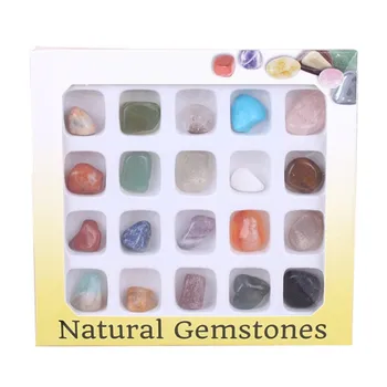 Mešani dragih kamnov In Kristalov Naravnih dragih kamnov, Biseri In Kristali Naravne Crystal Rude Vzorcu Darilo Polje za Dom Dekor