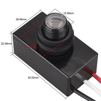 Mini Fotocelico Fotoelektrično Stikalo Luči Lučka za Preklapljanje Senzor AC 80V-277V KIMA88