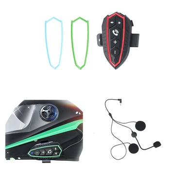 Motorno kolo, Bluetooth za Čelado, Hands-Free (Glasovni Pomočnik Klic Interfonski Slušalke S CNC Funkcija za Zmanjšanje Šuma