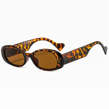 Novo Ovalne Sončna Očala Ženske Hip Hop Mala Okvir Sončne Očala Za Moške Osebnosti Odtenki Očala Ženska Očala