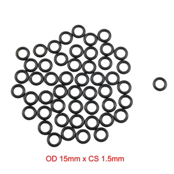 OD 15 mm x CS 1,5 mm nitrilna guma tesnilne podložke o obroči o-ring tesnilom