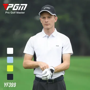 PGM novi Golf Oblačila za Moške Kratek Rokav T-Shirt Športnih Stretch Tkanina Moda za Moške Vrh