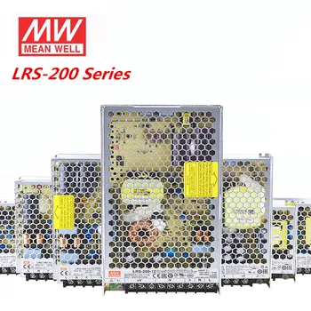 Pomeni Tudi LRS-200-3.3 PROTI 4,2 V 5V 12V 15V 24V 36V 48V Stikalni napajalnik MEANWELL AC/DC 200W En Izhod
