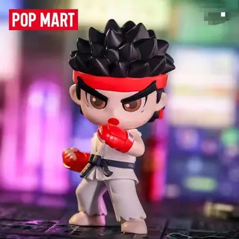 Popmart Street Fighter:Dvoboj Serije Srčkan Kawaii Slepo Polje Pop Zbirka Dekoracijo Cute Anime Model, Igrače, Darila Za Odrasle, Otroci