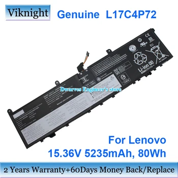 Resnično L17C4P72 Baterija Za Lenovo L17L4P72 L17M4P72 L18M4P71 SB10Q76928 01AV969 SB10Q76929 Laptop Bateries 15.36 V 80Wh