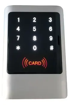 RFID IC bralec Kovinski dotik tipkovnica vodotesen IP66 anti-hit wiegand format 26/34 izhod