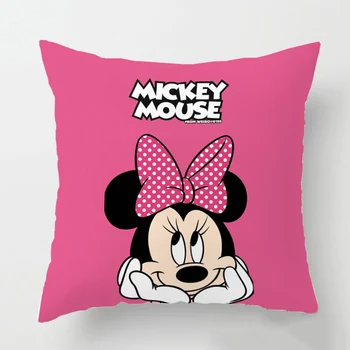 Strip Disney Mickey Miške Minnie Fantje Dekle Blazine Pokrov Doma Dekoracijo Pravljica Princesa Junak, Junakinja Prevleke 45x45cm