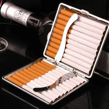 Usnje Cigar, Cigaret, Tobaka Primeru Žep Polje Imetnik skladišča Za 20 Cigare NI