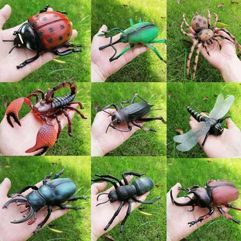 Veliko Insektov, Živali Model Dragonfly Kobilica Pajek Figuric Bogomolke Figur Čebel Miniaturni Izobraževalne Igrače Za Otroke