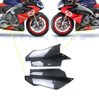 Za Aprilia RS660 2021 2022 Polno Ogljikovih Vlaken Motocikel Spremenjen Pribor Body Kit Del Trebuha Pan Fairings